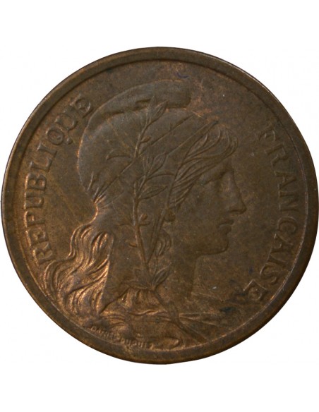 2 centimes Bronze 1914 A Paris