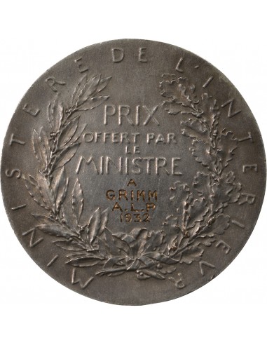 MINISTERE DE L'INTERIEUR, PRIX DU MINISTERE - MÉDAILLE ARGENT O. ROTY