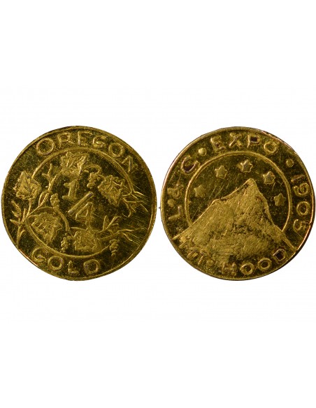 USA, OREGON GOLD - 1/4 DOLLAR OR 1905