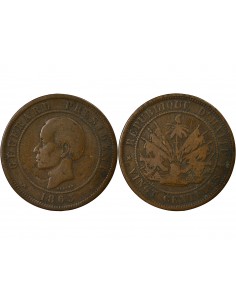 Haïti Fabre Geffrard 20 Centimes Bronze 1863 H Heaton 2