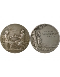 MARIAGE, OSCAR ROTY - MEDAILLE ARGENT 1912 2