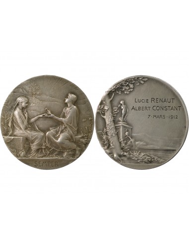 MARIAGE, OSCAR ROTY - MEDAILLE ARGENT 1912