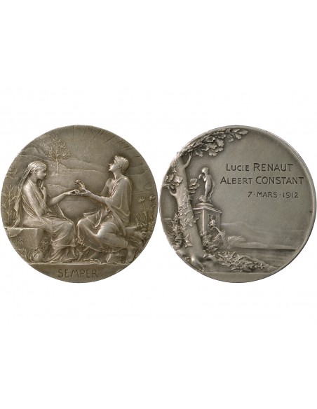 MARIAGE, OSCAR ROTY - MEDAILLE ARGENT 1912