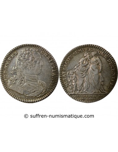 Louis XV 1 jeton Argent 1727