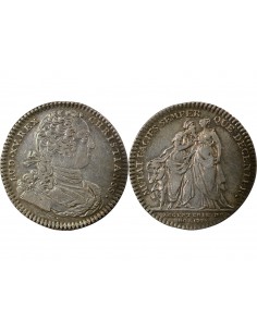 Louis XV Jeton Argent 1727 2