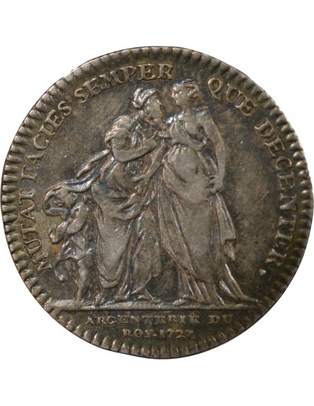Louis XV 1 jeton Argent 1727