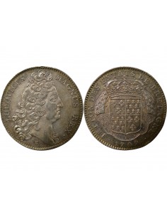 Louis XIV Jeton Argent 1709 Saint-Brieuc 2