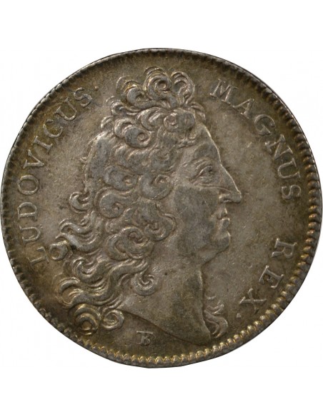 Louis XIV 1 jeton Argent 1713 Dinan