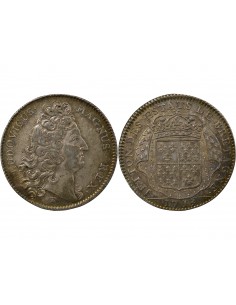 Louis XIV 1 jeton Argent 1713 Dinan 2