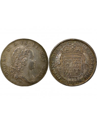 Louis XV 1 jeton Argent 1717 Dinan