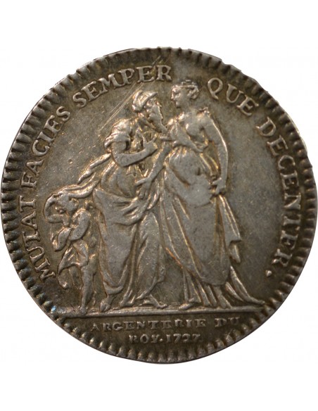 Louis XV 1 jeton Argent 1727