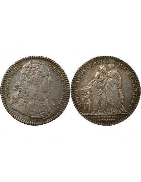 Louis XV 1 jeton Argent 1727