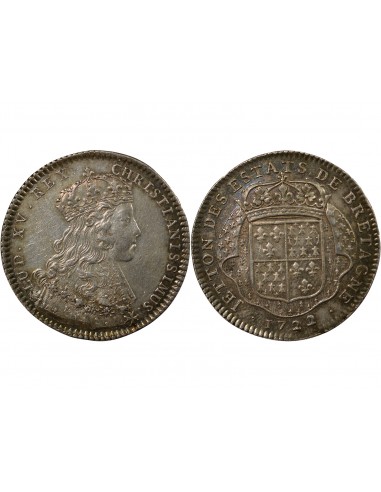 Louis XV 1 jeton Argent 1722 T Nantes