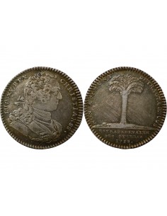 Louis XV Extraordinaire Des Guerres, Louis XV - Jeton Argent 1738 1 jeton Argent 1738 2