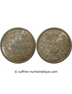 Allemagne Guillaume II, Empereur Mark Argent 1911 J Hamburg