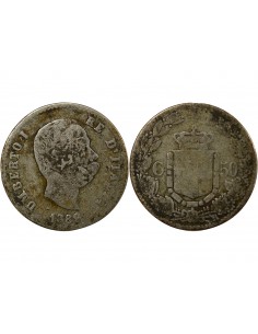 ITALIE, HUMBERT Ier - 50 CENTESIMI ARGENT - 1899 R ROME 2