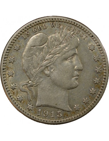 USA 1/4 Dollar Argent 1915 D Denver