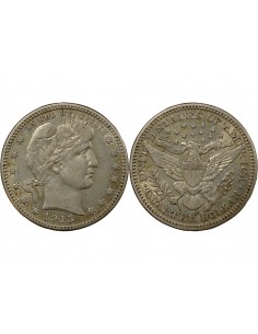 USA 1/4 Dollar Argent 1915 D Denver 2