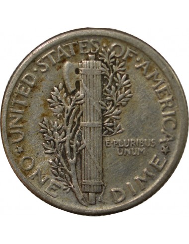 USA 10 cents Argent 1917 Philadelphie