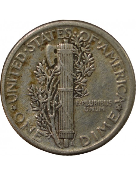 USA 10 cents Argent 1917 Philadelphie