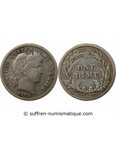 USA 10 cents Argent 1909 Philadelphie