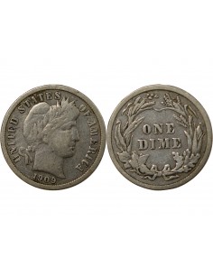 USA 10 cents Argent 1909 Philadelphie 2