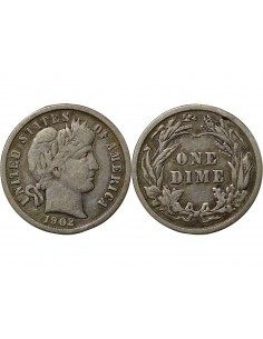 USA 10 Cents Argent 1902 Philadelphie 2