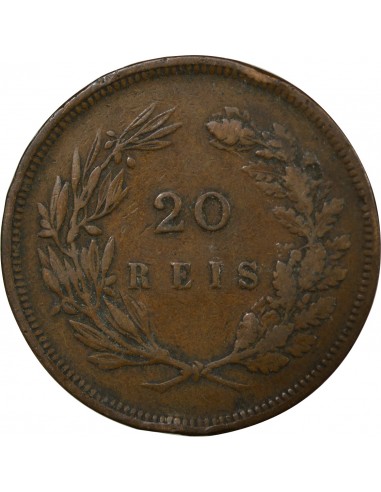 Portugal Carlos Ier 20 reis Bronze 1892 Lisbonne