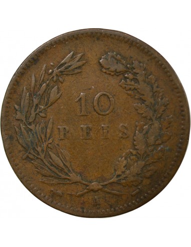 Portugal Carlos Ier 10 reis Bronze 1892 A Paris