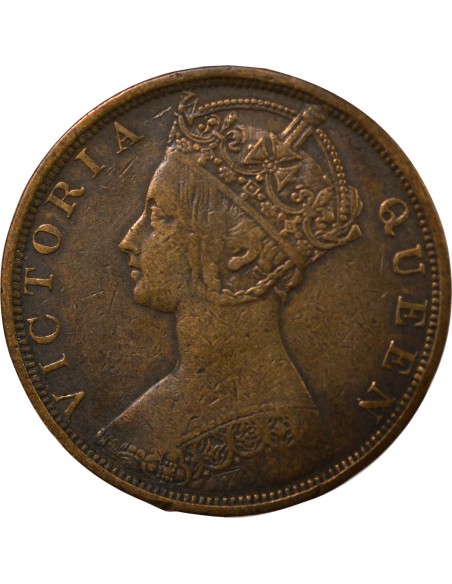 Hong-Kong Victoria, Reine 1 cent Bronze 1901 H Heaton