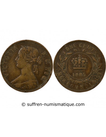 Canada Victoria, Reine 5 Cents Bronze 1885 Londres