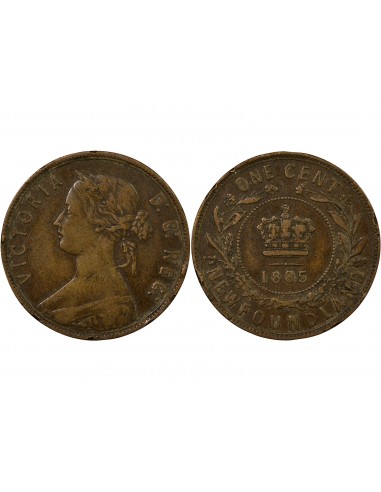 Canada Victoria, Reine 5 Cents Bronze 1885 Londres