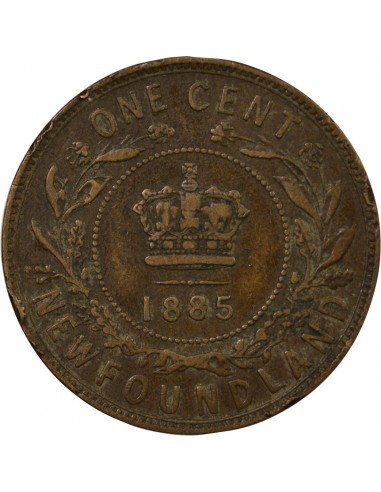 Canada Victoria, Reine 5 Cents Bronze 1885 Londres
