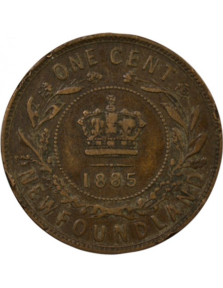 Canada Victoria, Reine 5 Cents Bronze 1885 Londres