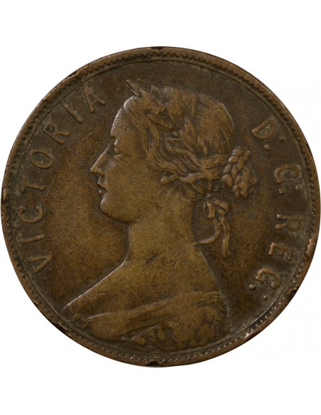 Canada Victoria, Reine 5 Cents Bronze 1885 Londres