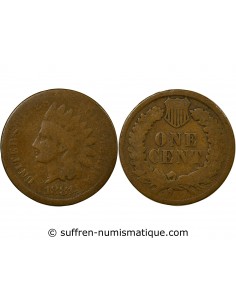 ETATS UNIS - 1 CENT "Indian Head" 1881 PHILADELPHIE