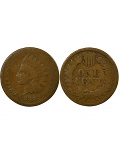 ETATS UNIS - 1 CENT "Indian Head" 1881 PHILADELPHIE 2