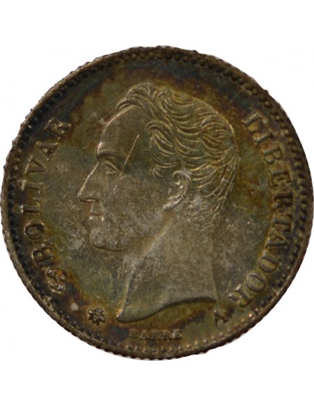VENEZUELA - 5 CENTAVOS 1874 A PARIS