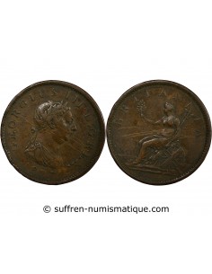 Grande Bretagne George III, Roi de Grande-Bretagne et d´Irlande 1 penny Cuivre 1807