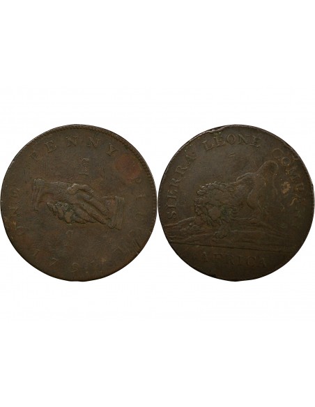 Sierra Leone Penny Cuivre 1791 Londres