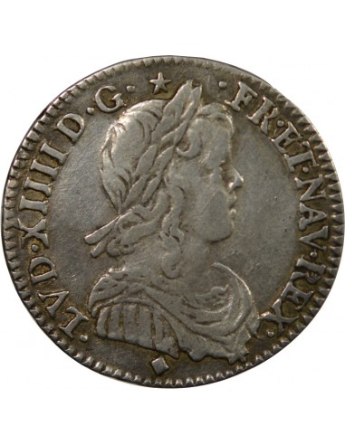 Louis XIV 01-déc ecu Argent 1657 D Lyon