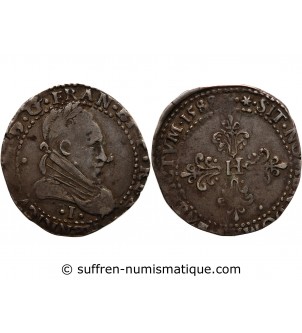 HENRI III - 1/2 FRANC ARGENT 1588 I LIMOGES
