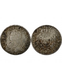 LOUIS XV - ECU AUX BRANCHES D'OLIVIER 1733 9 RENNES 2