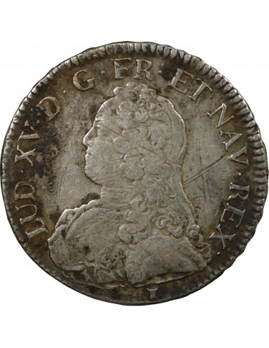 LOUIS XV - ECU AUX BRANCHES D'OLIVIER 1733 9 RENNES