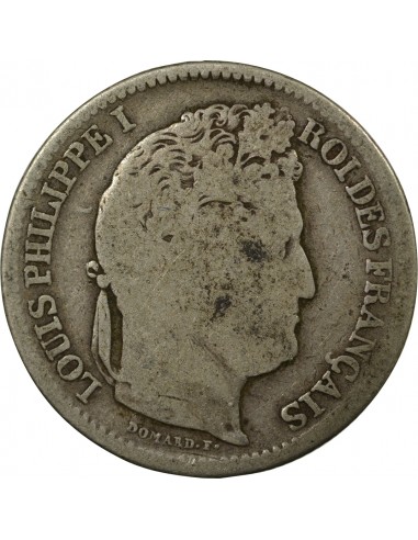 LOUIS PHILIPPE﻿ - 2 FRANCS ARGENT 1840 B ROUEN