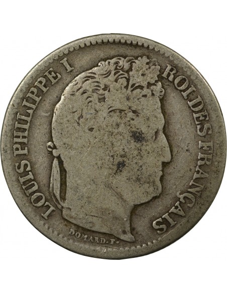 LOUIS PHILIPPE﻿ - 2 FRANCS ARGENT 1840 B ROUEN