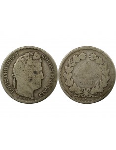 LOUIS PHILIPPE﻿ - 2 FRANCS ARGENT 1840 B ROUEN 2