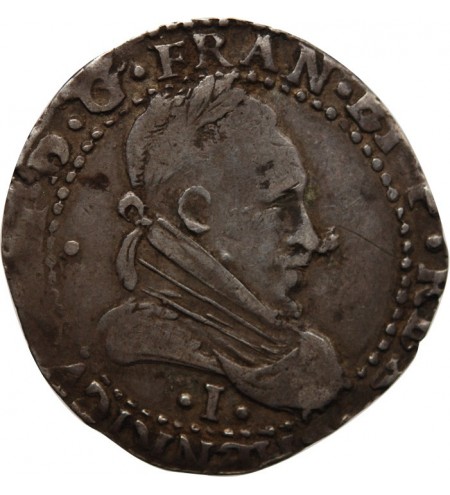HENRI III - 1/2 FRANC ARGENT 1588 I LIMOGES