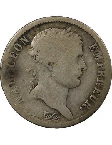 Napoléon Ier, Empereur de France, Roi d'Italie 2 francs Argent 1809 W Lille
