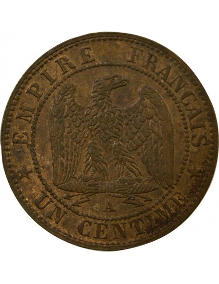 Napoléon III 1 centime Bronze 1862 A Paris
